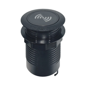 Solight DC64BW-PD20 - Ugradbeni bežicni punjac + USB A+C crna