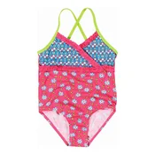PLAYSHOES Enodelne kopalke modra/neonsko zelena/roza/bela