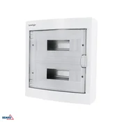 Schelinger Nadometna razdelilna omarica IP40, 24 modulov, 2X12P, z vratci BM-A80-RDN-IP40-NPD-24P