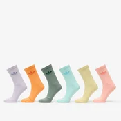 ADIDAS ORIGINALS Nogavice Trefoil svetlo modra/zelena/kaki/lila/oranžna/rosé