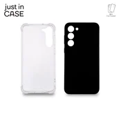2u1 Extra case MIX paket CRNI za S23 Plus