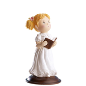 Dekora Figurica za prvo obhajilo - Deklica z Biblijo