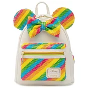 Disney mini nahrbtnik Minnie z mavričnimi bleščicami Loungefly