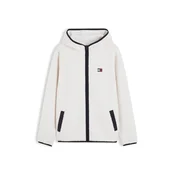 Tommy Jeans Jopa iz flisa kremna/črna