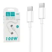 KEDO USB kabel USB-C na USB-C, 2 m, 3.6A, 100W, PD, bijeli
