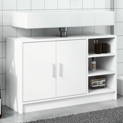 Ormaric za umivaonik bijeli 90 x 29 x 55 cm konstruirano drvo