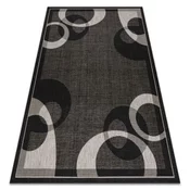 eoshop Preproga SISAL FLOORLUX 20078 črna/srebrna ( - Velikost: 80x150 cm)