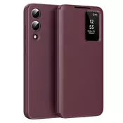 Etui Techsuit SmartView za Samsung Galaxy S25 Edge - red