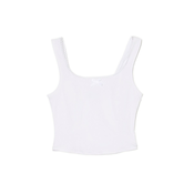 Cropp - Top na bretele - white