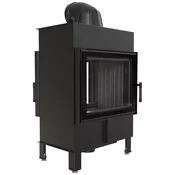 Kratki vgradni kamin LUCY/12/T/BLACK