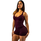 Ženska majica Nebbia STRONG BEAUTY Body-Enhancing Workout Jumpsuit 427 dark red S
