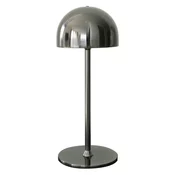 Temno siva LED namizna svetilka z daljinskim upravljalnikom s kovinskim senčilom (višina 30 cm) Tim – Sirius