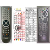 General THOMSON RCV400 - compatible General-branded remote control