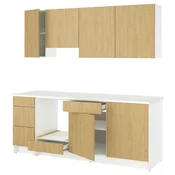 KNOXHULT Kuhinja, imitacija hrasta, 220x61x220 cm