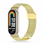 Tech-protect Milanese pašček za Xiaomi Smart Band 8, gold