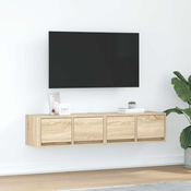 TV ormarici 2kom boja hrasta 60x31x25,5 cm konstruiranog drva