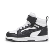 Puma Rebound V6 Mid Toddlers Sneakers, White, Size 19, Shoes