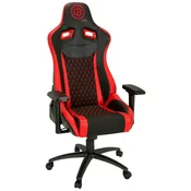 MID.YOU Gaming Stol Gamebreaker Sx 04, Črna, Rdeča
