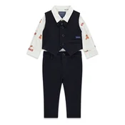 Guess Kids Set srajca, telovnik in hlače iz blaga I6BG05 K6216 Modra Regular Fit