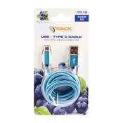 SBOX USB TYPE C M/M 1,5M FRUITY PLAVI KABEL