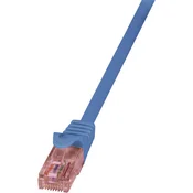 LogiLink RJ45 omrežni kabel CAT 6 U/UTP [1x RJ45 konektor - 1x RJ45 konektor] 3 m modra LogiLink