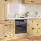 vidaXL Za omarice Medena 60 x 46 x 81,5 cm Masivno borovo les