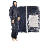 Import Temno moder XL netkani zaščitni kombinezon s kapuco 1 kos.