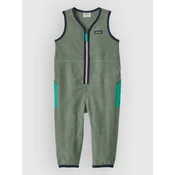 Patagonia Shearling Baby Kids Jumpsuit cover green