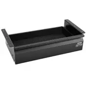 VEVOR Podpultni predal z izvlekom 44x223x101 cm črne barve