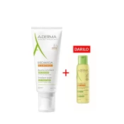 A-DERMA EXOMEGA CONTROL emolientni balzam, 200 ml + DARILO A-Derma Exomega Control olje, 100ml
