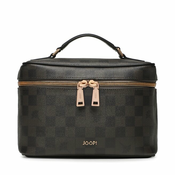 JOOP! Kozmetička torbica Flora, tamno smeđa / zlatna / crna