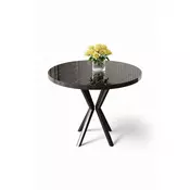 HANAH HOME Trpezarijski sto Agnes Black Marble Black