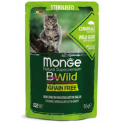 Monge | BWild Sterilised za odrasle sterilizirane mačke z divjim prašičem
