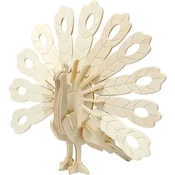 3D leseni model pava