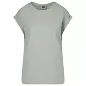 Womens T-Shirt Extended Shoulder Tee - Mint