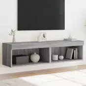 TV ormarici s LED svjetlima 2 kom boja hrasta 60x30x30 cm
