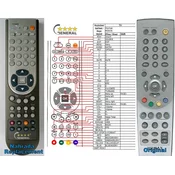 General HUMAX RS-636E - compatible General-branded remote control