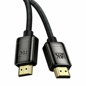 Baseus 8K HDMI v HDMI kabel 1m - črn