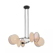Luster na sajli MOTIF 4xE14/10W/230V bež