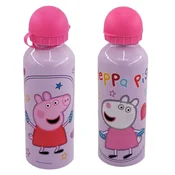 Kids Euroswan Otroci Euroswan aluminijasta steklenica 500ml - Prašiček Peppa
