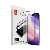 Crong Kaljeno steklo 3D Armour Glass za iPhone 17 z namestitveno podporo