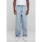 Mens Baggy Fit Heavy Unce Light Blue Jeans
