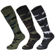 MFH Zimné ponožky, Esercito, kamufláž, dlhé, 3-pack