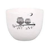 eoshop Pokrov za cvetlični lonec PURKYNOVA SOVA NATUR keramika dim d13x11cm