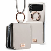 Etui Ringke Signature Card Pocket za Samsung Galaxy Z Flip4 - dove gray