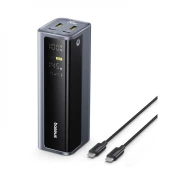 BASEUS EnerGeek GP12 Power Bank 20800mAh 145W + 100W USB-C kabel crno