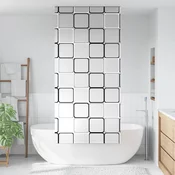 Rolo zavjesa za tuš 110x240 cm širina tkanine 106 cm