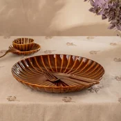 Dekordom Tanjir melida 27cm - amber - hml ( 044361 )