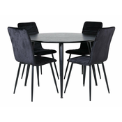 jedilnica set Dallas 2544 (Črna) 75cm