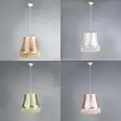 Set 4 retro obesnih svetilk barvnih 45 cm - Granny